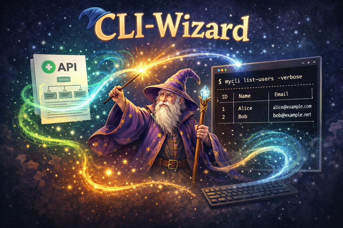 cli-wizard: a wizard turning an OpenAPI spec into a working CLI